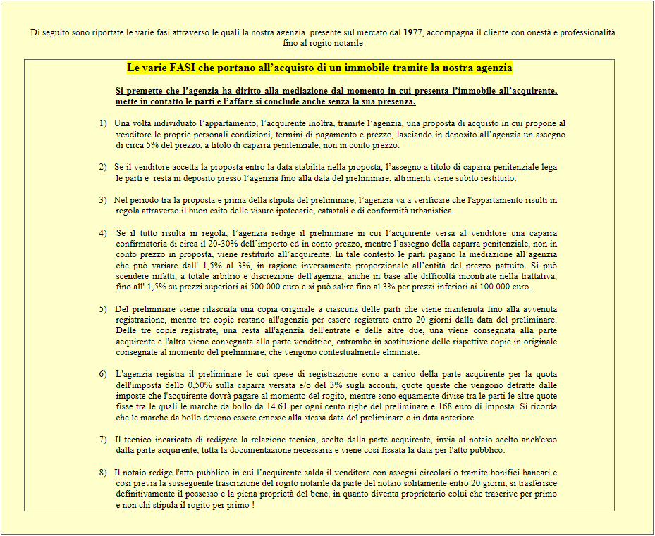 Appartamenti in affitto vada rosignano castiglioncello agenzia la ... Costo notaio rogito e mutuo
